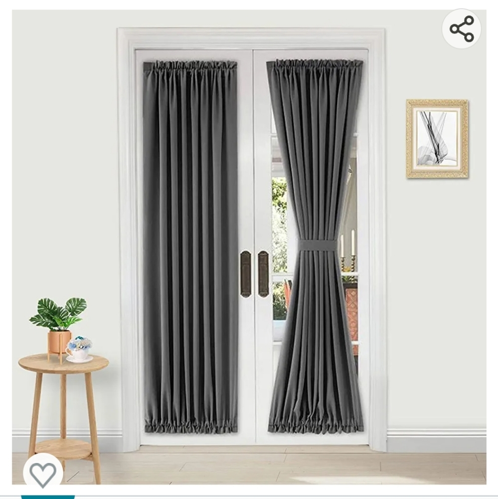 36x72 French Door Curtain